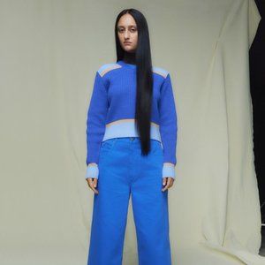 UNIQLO Knitted V-Neck Long-Sleeve Sweater (MARNI)